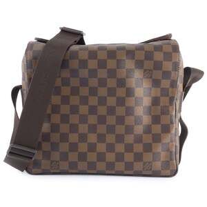 LOUIS VUITTON Authentic Brown Damier Canvas Shoulder Bag